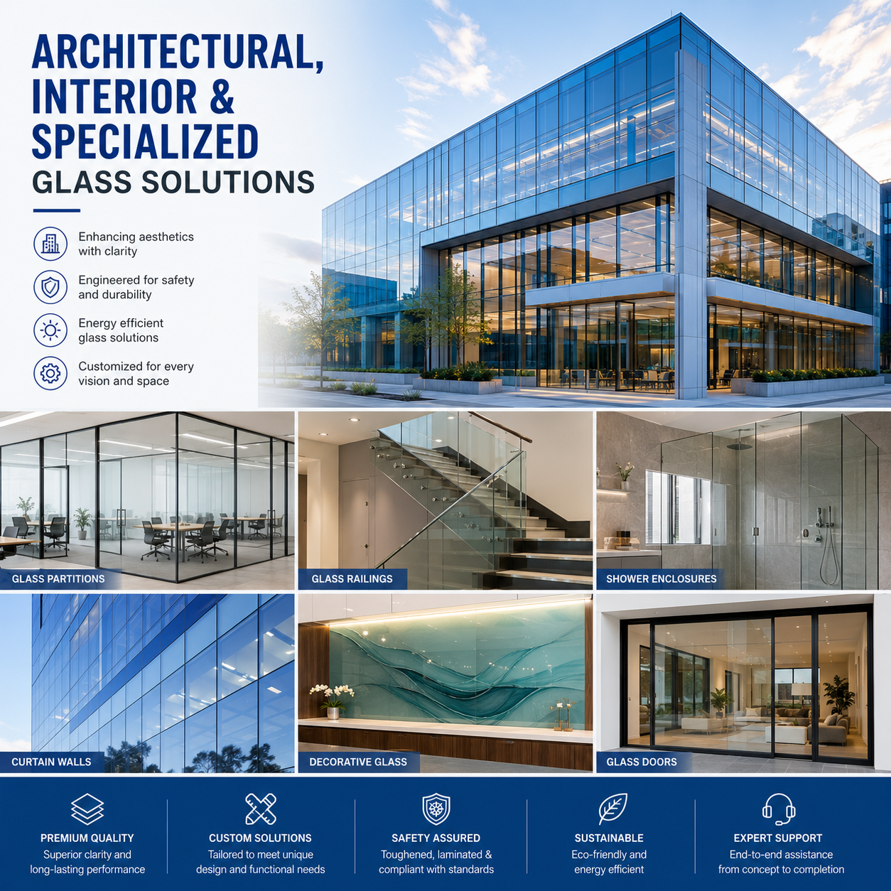architectural, interior & specialized glass solutions