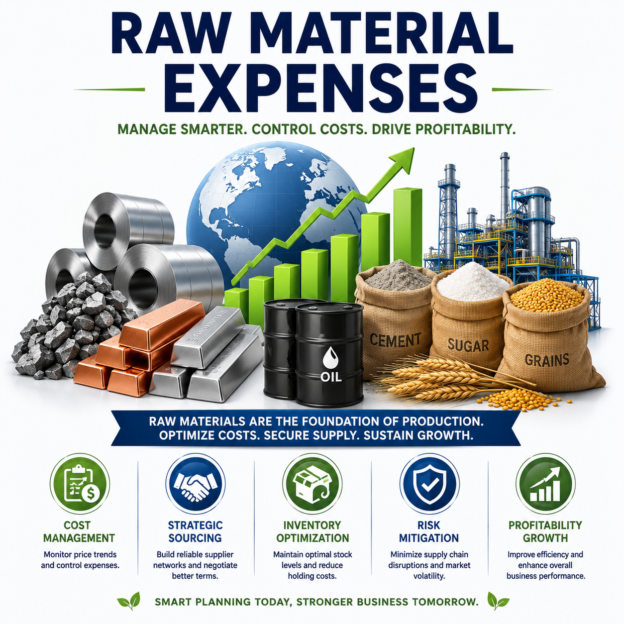 raw material expenses